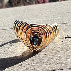 14kt Sapphire Ring, size 6.5